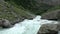 View river scenes in mountains, national park Switzerland