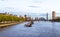 View of the River Thames towards Lambeth Bridge