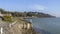 View of River Torridge estuary from the small village of Cleave, near Bideford in north Devon, UK. Spring 2020.