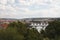 View of the River Vltava, bridges and the city. Prague