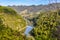 View of the river in Whanganui National Park, New Zealand