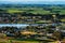 View of Riverton, Southern, New Zealand. Town and agriculture. I
