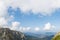 view from the road leading to the top of Giewont. Panorama