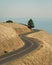 View of road on Mount Tamalpais, California
