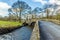 A view of the road over the Gelli bridge, Wales