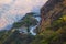 View and road from Sinhagad Fort, Pune, Maharashtra