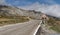 View of a Road to El Torcal de Antequera Natural Park