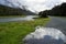 View from the road to Milford Sound