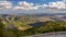 View from the road to Montserrat Abbey in Spain