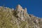 View of Rocca Calascio in Abruzzo on spring day of may