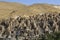 View of rock village Kandovan. East Azerbaijan province. Iran