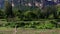 The view of rocky mountains with blue sky, Khao I Bit Khao Yoi, Thailand