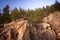 View of the Rocky Mountains from Kootenay National Park in British Columbia, Canada