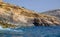 View of rocky sea coast, Malta
