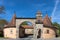 View of the Roeder Gate and Gate Tower of Rothenburg ob der Tauber