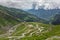 View from Rohtang pass at beautiful green Kullu valley