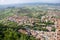 View of romagna coast from the top of monte Titano