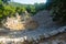 View of the Roman amphitheater in the city of Phaselis