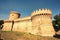 View of the roman castle of Giulio II , Ostia Antica - Rome