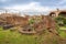 View of the Roman Forum ancient monuments