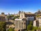 View of the Roman Forum. Church of Anthony and Faustina. Rome