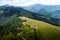 View of Romanian mountains