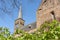 View on the romano-gothic church of Burgum