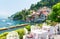 View on romantic town Varenna on Lake Como, North Italy