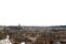 View of Rome from monument of Vittorio Emanuele Vittoriano observation deck. Rome cityscape from viewpoint. Travel photography