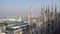 View from the roof of the Duomo Cathedral in Milan