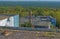 view from the roof of the remains of Teufelsberg radar station