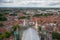 View from the roof York Minster Cathedral, Great Britain