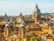 View of roofs and cityscape of Rome