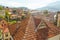 View of the roofs of the historic district of Sarajevo. Bosnia and Herzegovina