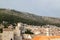 view of the roofs of magnificent old town of Dubrovnik from