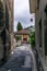 View of the roofs and medieval streets of Lausanne in Switzerland