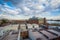 View of rooftop decks and Bond Street Wharf, in Baltimore, Maryland