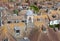 View of the rooftops of the historic Cinque Port town of Rye