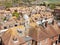 View of the rooftops of the historic Cinque Port town of Rye