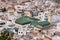 View of rooftops Meknes, Morocco