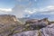 View from the Roraima tepui on Kukenan tepui at the mist - Venezuela, South America