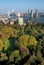 View of Rotterdam city and park from Euromast