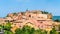 View of Roussillon, a famous town in Provence, France