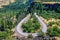 View from Rowena Crest Viewpoint in Oregon