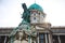 View of Royal Palace, Budapest history museum Buda Castle, Budapest, Hungary, beautiful summer day