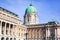 View of Royal Palace, Budapest history museum Buda Castle, Budapest, Hungary, beautiful summer day