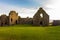 View of the ruins of the 13th century Dunnottar Castle, Stonehaven, Scotland