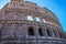 View of ruins of Colloseum, Rome, Italy