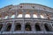 View of ruins of Colloseum, Rome, Italy