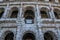 View of ruins of Colloseum, Rome, Italy